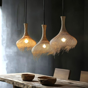 Wicker Lamps